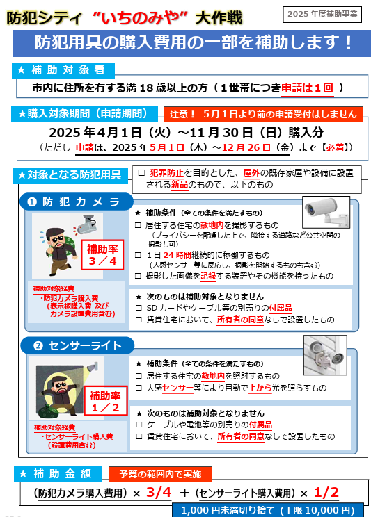 一宮市に補助金が出ました！