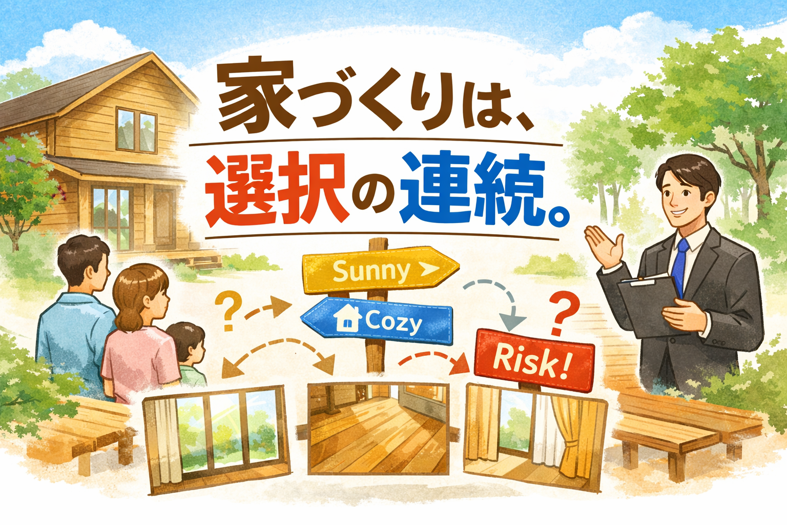 家づくりは、選択の連続。だから、プロ。